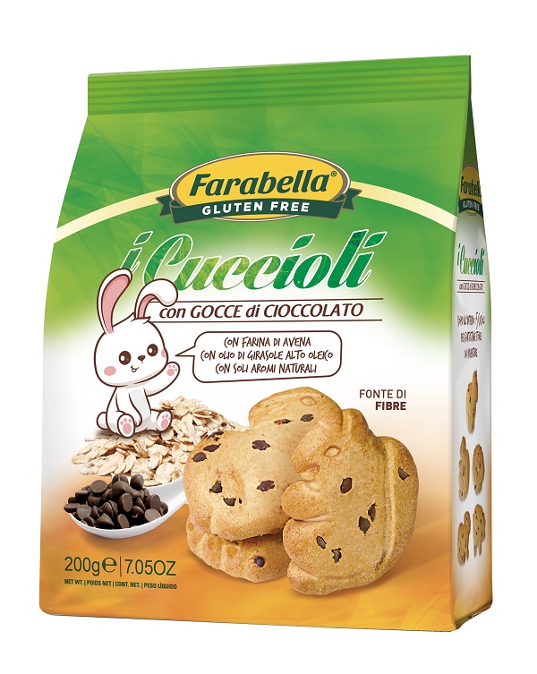 FARABELLA GLUTEN FREE I CUCCIOLI CON GOCCE DI CIOCCOLATO PROMO 200 G - Farmaunclick.it