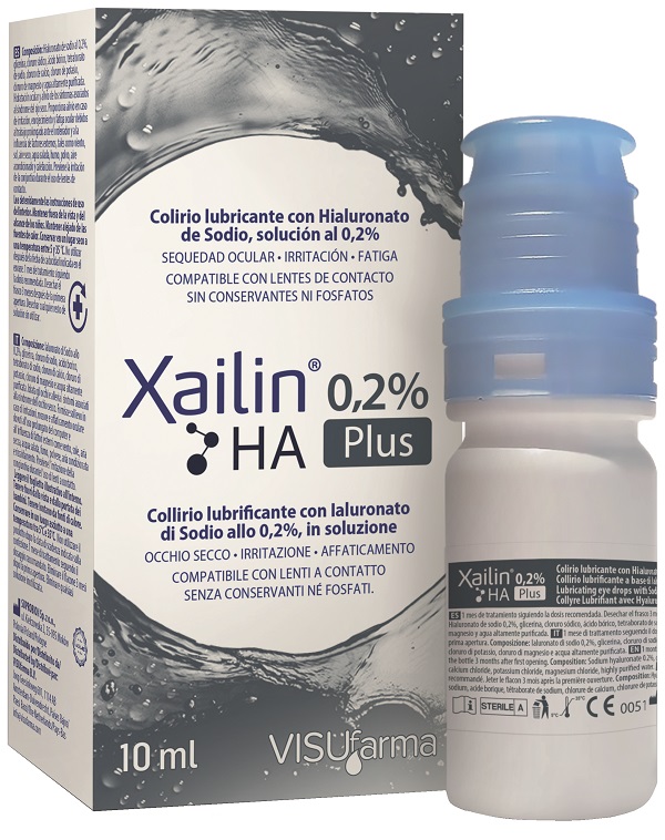 XAILIN PLUS 0,2% HA COLLIRIO 10 ML - Farmaunclick.it
